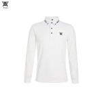 ANEW 어뉴골프 6종 남성 넥로고 긴팔 카라 티셔츠